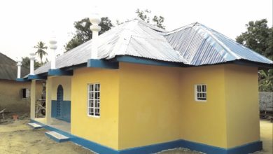 Photo of سیرالیون کے مکینی ریجن کے گاؤں MAKARGBO LINE میں مسجد کا بابرکت افتتاح