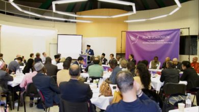 Photo of مجلس انصار اللہ سوئٹزرلینڈکے زیرِ اہتمام  پہلا پیس سمپوزیم 2019ء