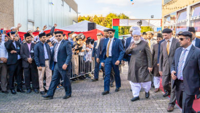 Photo of امام جماعت احمدیہ عالمگیر دورۂ یورپ کے تیسرے مرحلے پر جرمنی کے شہر فرانکفرٹ میں رونق افروز ہو گئے