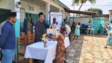 Photo of بینن کے ایک سکول میں ہیومینٹی فرسٹ جرمنی کی طرف سے سٹیشنری کی تقسیم