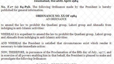 Photo of امتناع قادیانیت آرڈیننس اور اس کے مضمرات