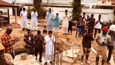 Photo of مونروویہ لائبیریا میں احمدیہ مسجد کا سنگ بنیاد