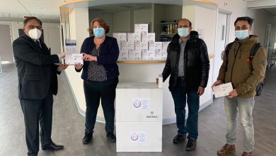 Photo of مجلس انصار اللہ سوئٹزر لینڈ نے ہزاروں فیس ماسک اور ہینڈ سینیٹائزر تقسیم کئے