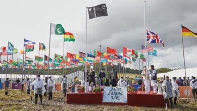 Photo of 55ویں جلسہ سالانہ برطانیہ کی تقریب پرچم کشائی اورامیر المومنین حضرت خلیفۃ المسیح الخامس ایّدہ اللہ تعالیٰ بنصرہ العزیز کا بصیرت افروز افتتاحی خطاب