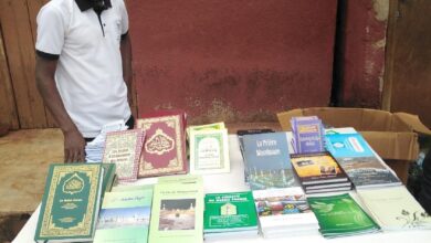 Photo of آئیوری کوسٹ کے شہر تاندا، بندوکو ریجن میں یوم تبلیغ اور تبلیغی بک سٹال