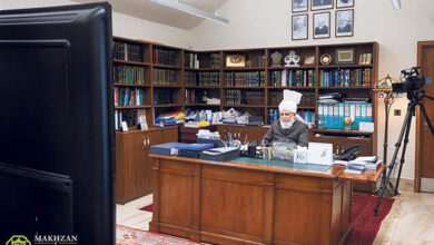 Photo of امیر المومنین حضرت خلیفۃ المسیح الخامس ایّدہ اللہ تعالیٰ بنصرہ العزیز کے ساتھ نو مبائعات لجنہ اماء اللہ جرمنی کی (آن لائن) ملاقات