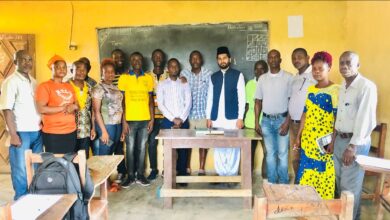 Photo of لائبیریا کے ایک کیتھولک سکول میں تبلیغ احمدیت