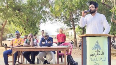 Photo of احمدیہ مسلم سیکنڈری سکول روکوپر، سیرالیون میں جلسہ یوم مصلح موعود