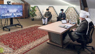 Photo of امیر المومنین حضرت خلیفۃ المسیح الخامس ایّدہ اللہ تعالیٰ بنصرہ العزیز کے ساتھ ممبران مجلس اطفال الاحمدیہ Dallas امریکہ کی (آن لائن) ملاقات