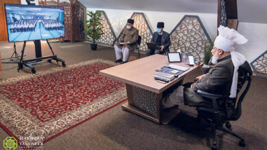 Photo of امیر المومنین حضرت خلیفۃ المسیح الخامس ایّدہ اللہ تعالیٰ بنصرہ العزیز کے ساتھ ممبران مجلس خدام الاحمدیہ Maryland امریکہ کی (آن لائن) ملاقات