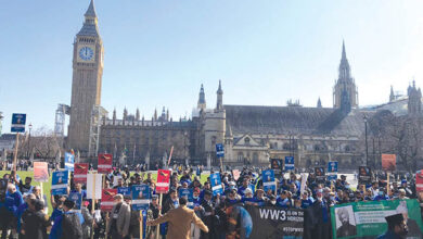 Photo of Stop WW3 کی مہم زیر اہتمام شعبہ تبلیغ جماعت احمدیہ یوکے