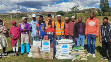Photo of لیسوتھو میں ہیومینٹی فرسٹ کے تحت غریب خاندانوں میں کھانے کے پارسلز کی تقسیم