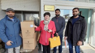 Photo of جماعت احمدیہ لٹویا کی طرف سے دوکیئرسینٹرز کی امداد