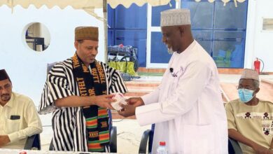 Photo of گھانا میں مکرم ڈاکٹر محمود احمد بٹ صاحب و محترمہ ڈاکٹر منجو بٹ صاحبہ آف قادیان کے اعزاز میں الوداعی تقریب