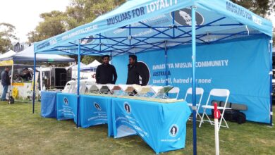 Photo of کاڈینا روٹری مارکیٹ، آسٹریلیا میں قرآن کی نمائش اور بکسٹال