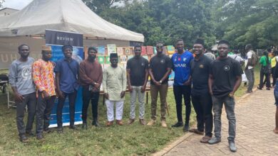 Photo of کیپ کوسٹ یونیورسٹی (گھانا) میں جماعتی کتب کی نمائش