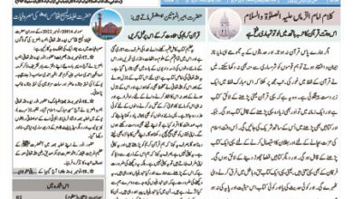 Photo of الفضل انٹرنیشنل 29؍ نومبر 2022ء