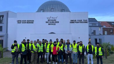 Photo of مجلس خدام الاحمدیہ بیلجیم کا نئے سال کے موقع پر تہجد اور وقارِ عمل