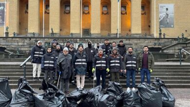 Photo of نئے سال کے موقع پر مجلس خدام الاحمدیہ سویڈن کا وقار عمل