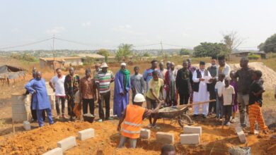 Photo of آئیوری کوسٹ کے ریجن اومے میں ایک نئی مسجد کی تقریب سنگ بنیاد