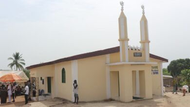 Photo of آئیوری کوسٹ کے شہر تافیرے میں مسجد طاہر کا افتتاح