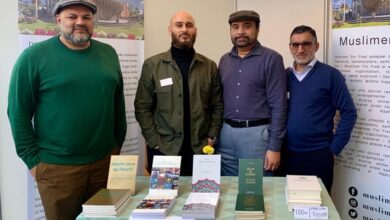 Photo of ڈنمارک کے دوسرے بڑے شہرآلبورگ میں تبلیغی سٹال