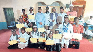 Photo of فری ٹاؤن مشرقی ریجن، سیرالیون کی تین جماعتوں میں تقاریبِ آمین