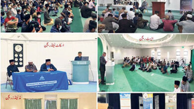 Photo of جماعت احمدیہ برطانیہ میں جلسہ ہائے یومِ خلافت کا انعقاد