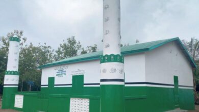 Photo of پچاس دنوں میں جماعت احمدیہ ایسووو ایلی کیمو، بینن کی ایک مسجد کی تعمیر نو اور اس کا افتتاح
