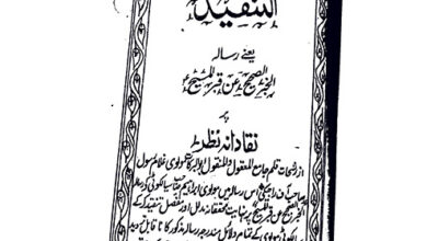 Photo of تعارف کتب صحابہ کرامؓ حضرت اقدس مسیح موعود علیہ الصلوٰۃ والسلام (قسط ۳۳) التنقید