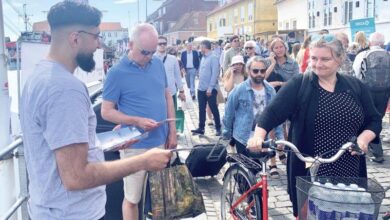 Photo of بورن ہولم، ڈنمارک کے میلہ میں انصار اللہ کی تبلیغی مساعی