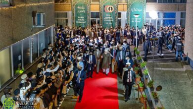 Photo of حضرت خلیفة المسیح الخامس ایدہ اللہ دورۂ جرمنی کے پہلے مرحلے پر بخیریت بیت السبوح رونق افروز ہو گئے