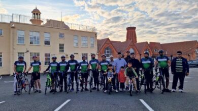Photo of آئرلینڈ سے عشاقِ مسیح موعودؑ کی بذریعہ سائیکل جلسہ سالانہ یوکے ۲۰۲۳ء میں شرکت