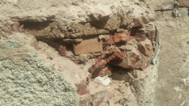 Photo of سانگھڑ، صوبہ سندھ پاکستان کے علاقہ میں احمدیہ مسجد کی محراب کے ایک حصہ کو شہید کردیا گیا