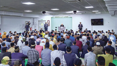 Photo of سیدنا امیرالمومنین حضرت خلیفۃ المسیح الخامس ایدہ اللہ تعالیٰ بنصرہ العزیز کا دورۂ جرمنی (۸؍ ستمبر ۲۳ء بروز جمعۃ المبارک)