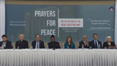 Photo of مسجد بیت الفتوح لندن میں فلسطین اور اسرائیل کے مابین قیام امن کے لیے Prayers for Peace