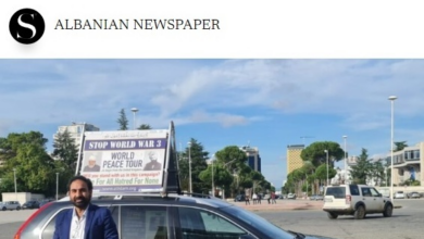 Photo of خلافت خامسہ کے امن پیغام کو پھیلانے کے لیے کار پر دنیا کا سفر(قسط ہشتم)