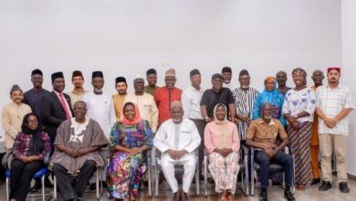 Photo of قومی کمیشن برائے شہری تعلیم گھانا (NCCE) کی چیئرمین کا احمدیہ مسلم مشن ہیڈکوارٹرز گھانا کا دورہ