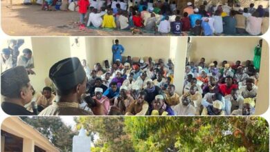 Photo of گنی بساؤ کی نومبائع جماعت ڈیمبا کابرہ کی مسجد کا افتتاح اور تقریب آمین کا انعقاد