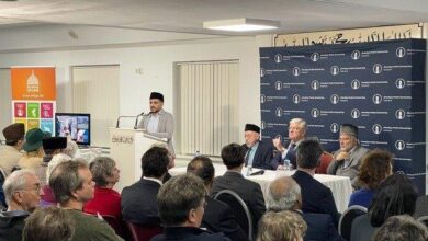 Photo of ہیگ، ہالینڈ کی مسجد مبارک میں نئے سال کے موقع پر ایک تبلیغی تقریب