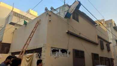 Photo of دستگیر سوسائٹی کراچی کی مسجد کے مینار کو ۲۰؍ نامعلوم مذہبی شدت پسند افراد نے شہید کردیا