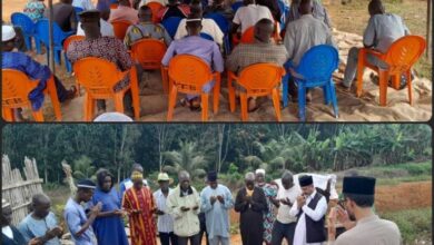 Photo of تقریب سنگ بنیاد مسجد بولیکو جولابوگو، آئیوری کوسٹ