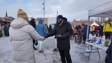 Photo of سویڈن کے شہر لولیو میں چار روزہ تبلیغ سٹال
