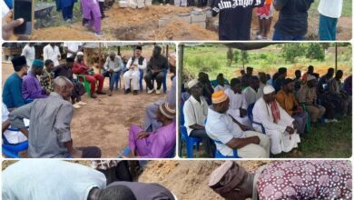 Photo of آئیوری کوسٹ کی جماعت نامازارا(Namazara) میں مسجدکے سنگ بنیاد کی تقریب