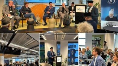 Photo of ہالینڈ میں ’’امن کی راہ‘‘ کے موضوع پر پیس سمپوزیم کا انعقاد