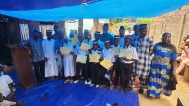 Photo of سیرالیون کے فری ٹاؤن ویسٹ ریجن کی جماعت ڈوڈو میں تقریب آمین