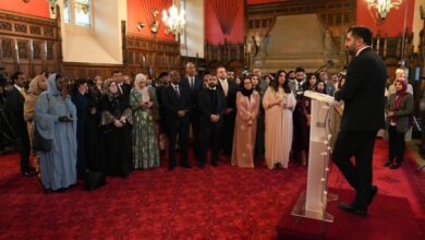 Photo of سکاٹ لینڈ کے سابق فرسٹ منسٹر کی جانب سے عیدملن عشائیہ میں جماعت کے نمائندگان کی شرکت