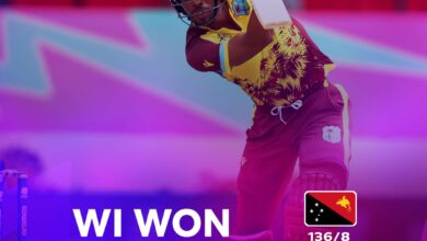 Photo of ٹی ٹوینٹی کرکٹ ورلڈکپ: میزبان ویسٹ انڈیز کا آسان حریف کے خلاف ایک مشکل جیت کے ساتھ آغاز