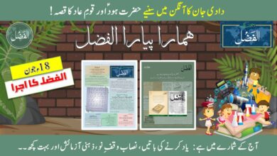 Photo of بچوں کے الفضل کی آڈیو (09؍جون 2024ء)