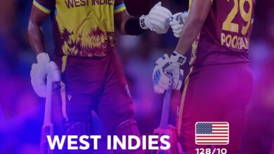 Photo of ٹی ٹوینٹی کرکٹ ورلڈکپ:سپراَیٹ مرحلےمیں ویسٹ انڈیزکی امریکا کے خلاف نو وکٹوں سے کامیابی